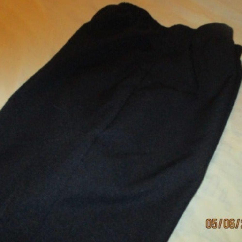 BRIGGS Women's Slacks Size 14 Black Dress Pants